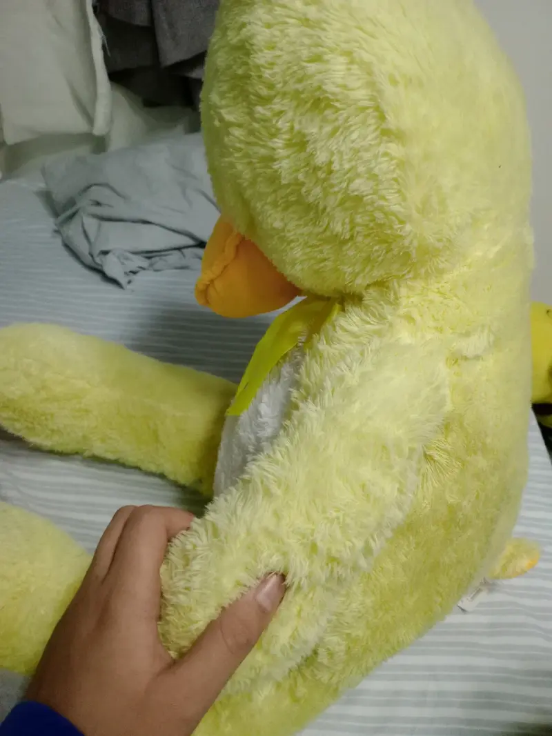 Peluche grande pato amarillo - 3