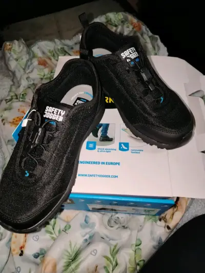 Zapatillas negras clínica antideslizantes - miniatura 4