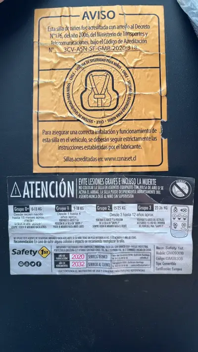 Silla de auto Safety 1st negra - miniatura 4