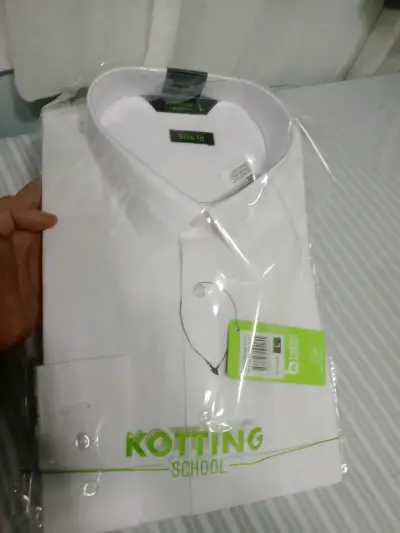 Camisa blanca escolar Slim Fit - miniatura 1