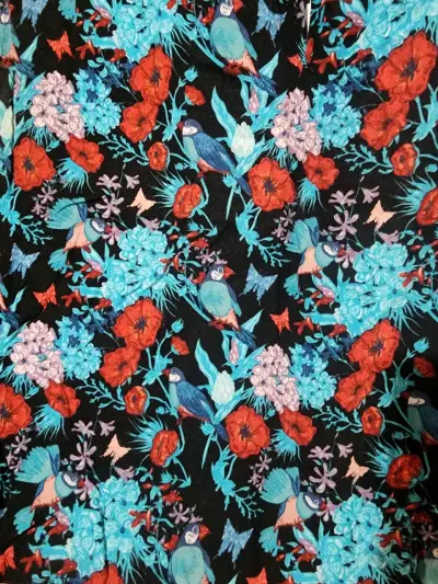 Polera floreada multicolor- IO - miniatura 2