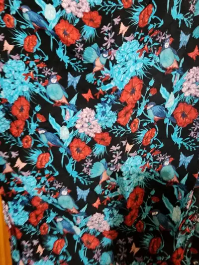 Polera floreada multicolor- IO - miniatura 5