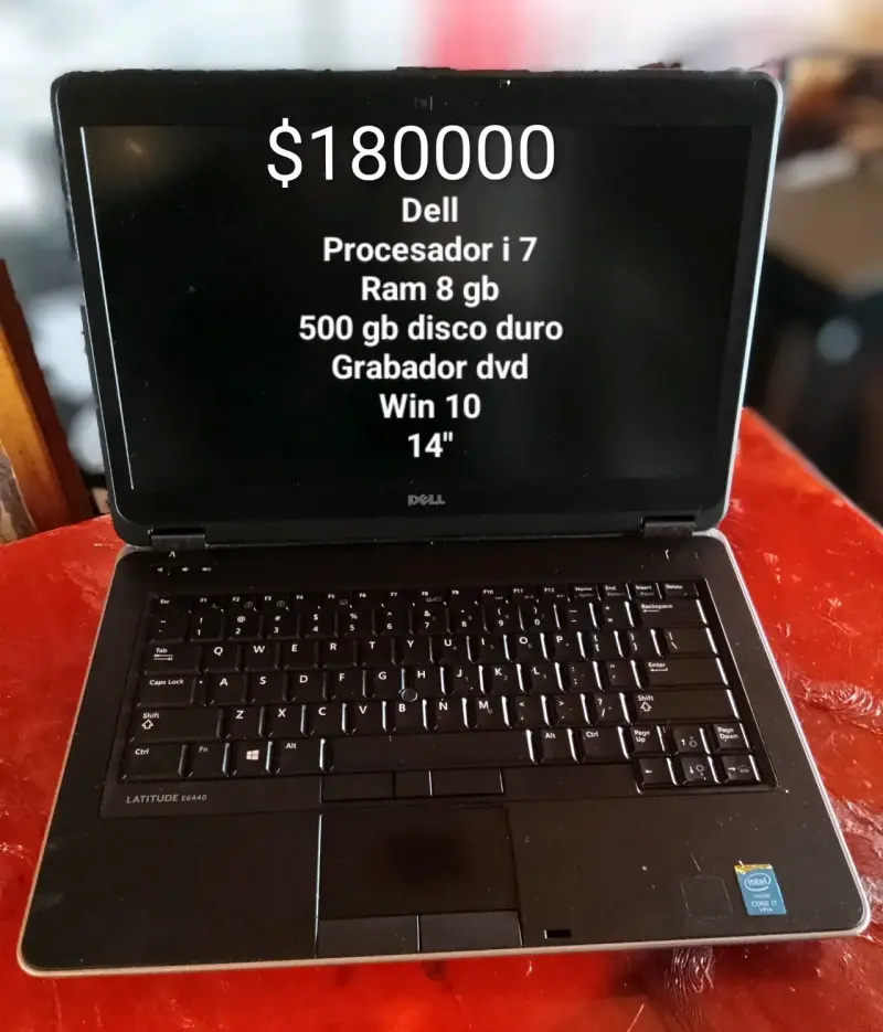 Laptop Dell i7 14 pulgadas