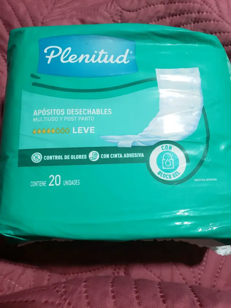 Apósitos desechables Plenitud