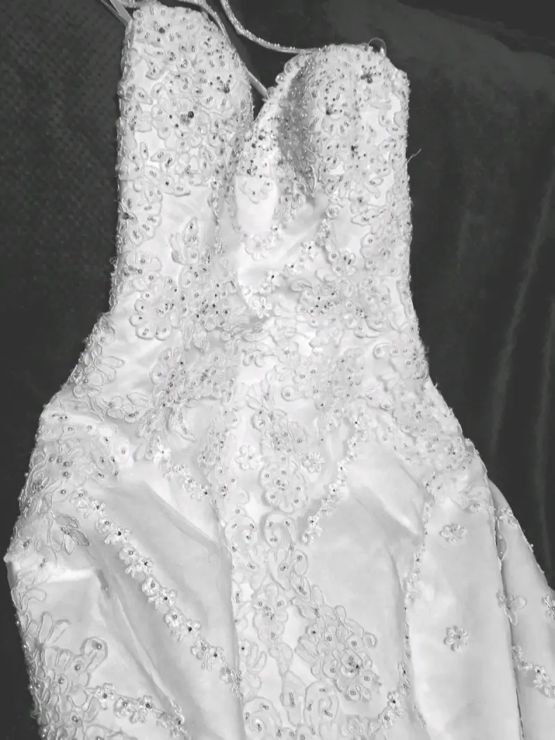 Vestido de novia con encaje - 6