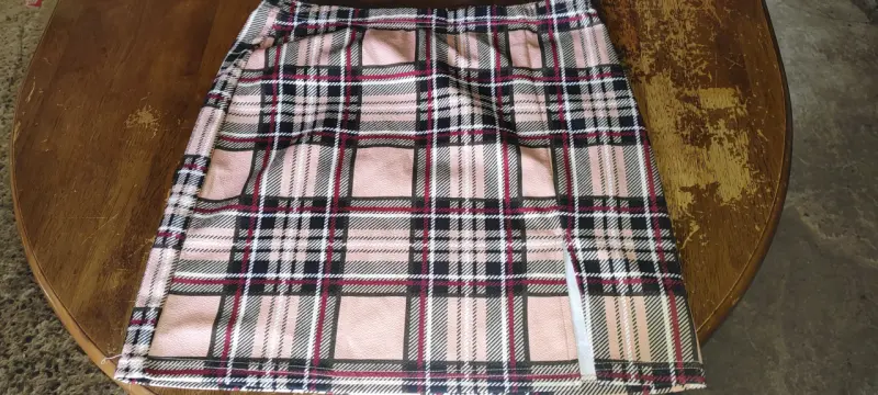 Falda escocesa estilo clásico