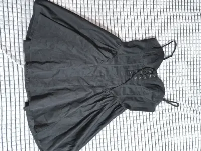 Vestido negro corset - miniatura 1