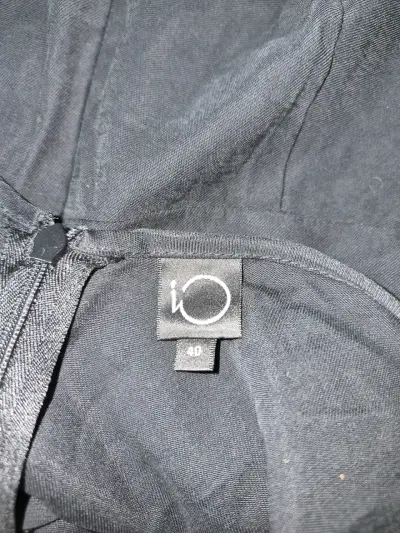 Enterito negro con tirantes - miniatura 2