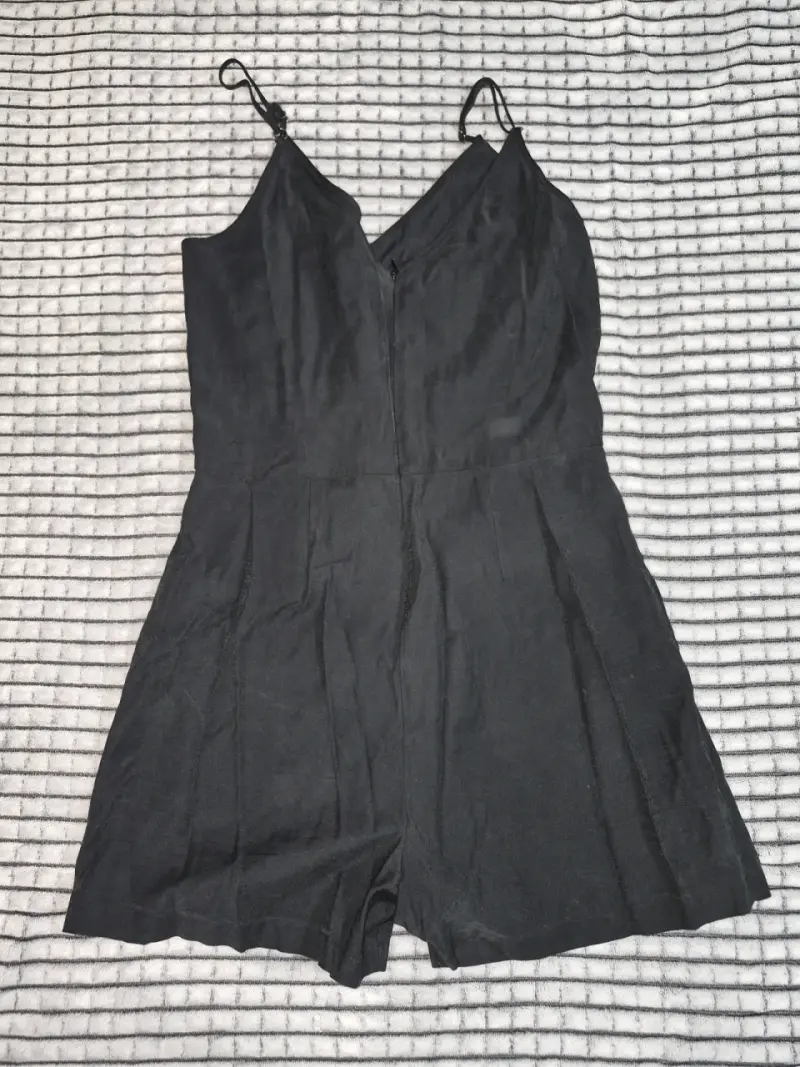 Enterito negro con tirantes - 3