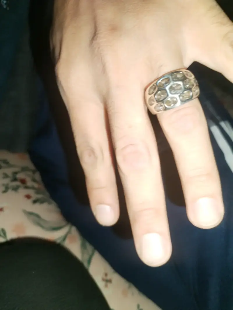 Anillo de plata con piedras - 2