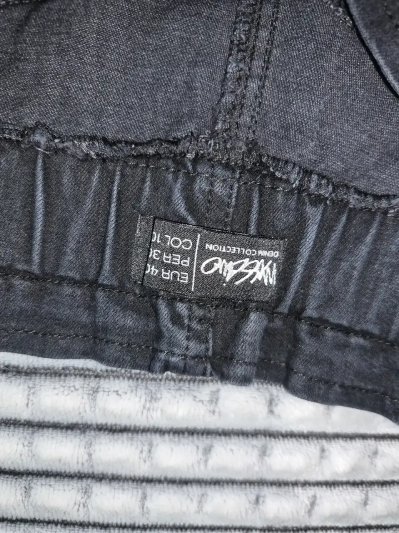 Shorts de denim negro - 2