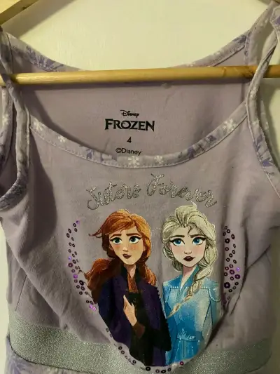 Vestido Frozen talla 4 niña - miniatura 1