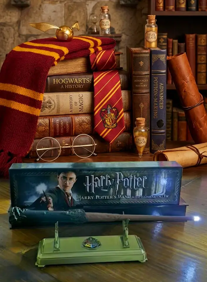 Varita de Hermione y Harry Potter con luz - 2