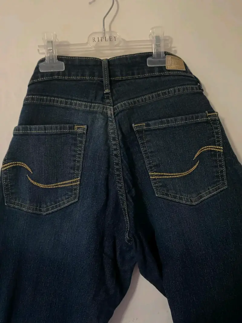 Jeans azul slim straight Levis - 4
