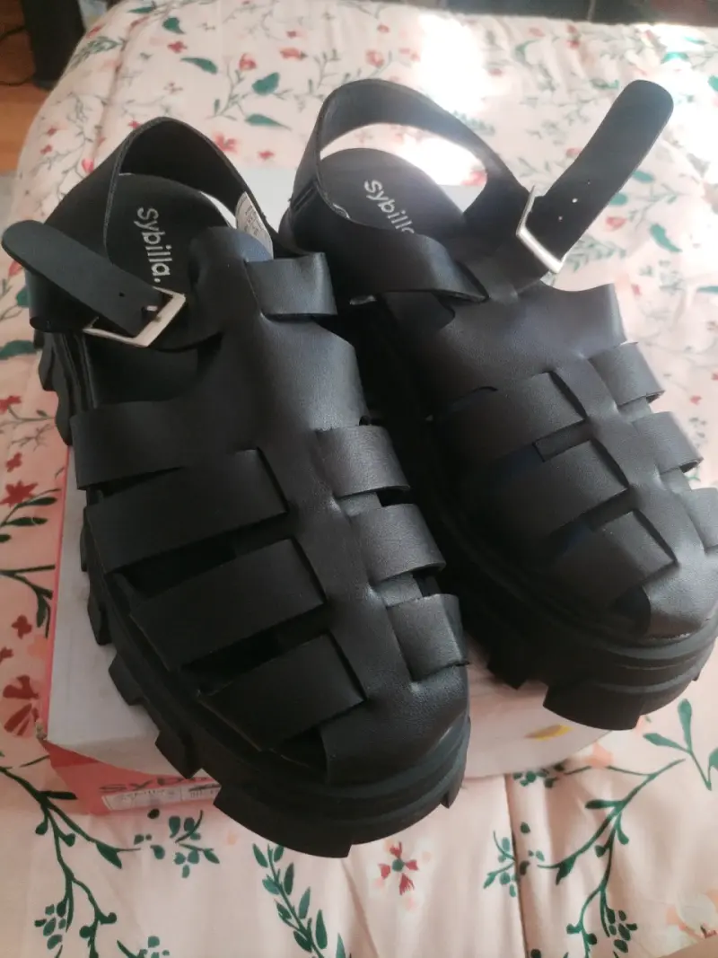 Sandalias negras Sybilla - 4