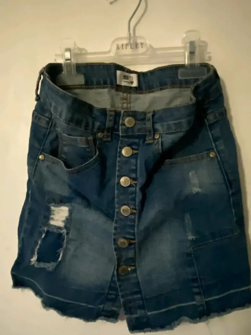 Falda jeans de niña 8-10 - 2