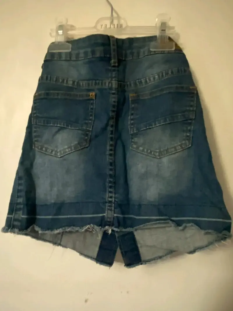 Falda jeans de niña 8-10 - 3