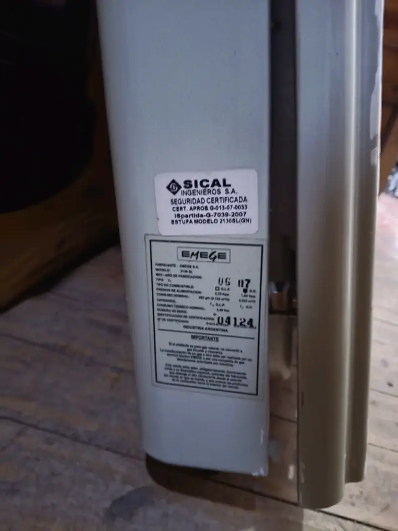 Calefactor a gas Emege - 6