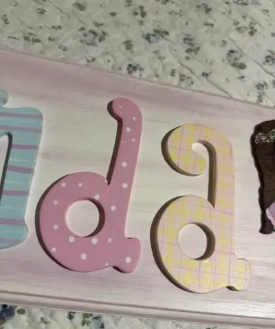 Cartel Madera Decorativo (hecho a mano). - miniatura 4