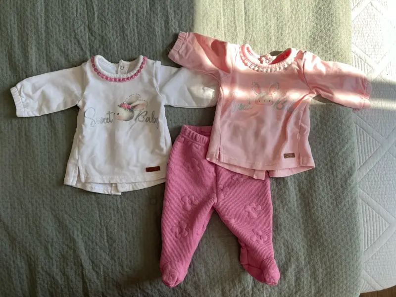 Conjunto bebé limonada
