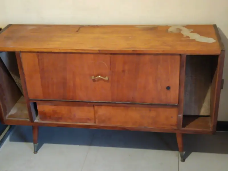 Mueble alacena vintage madera - 2