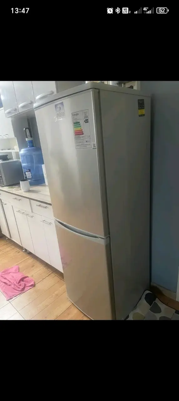 Refrigerador dos puertas gris - 2