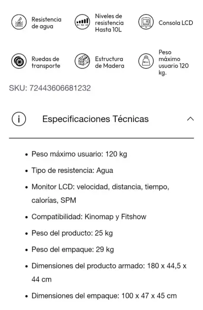 Remadora de resistencia acuática - miniatura 4