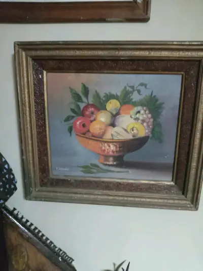 Cuadro con flores en jarrón - miniatura 4