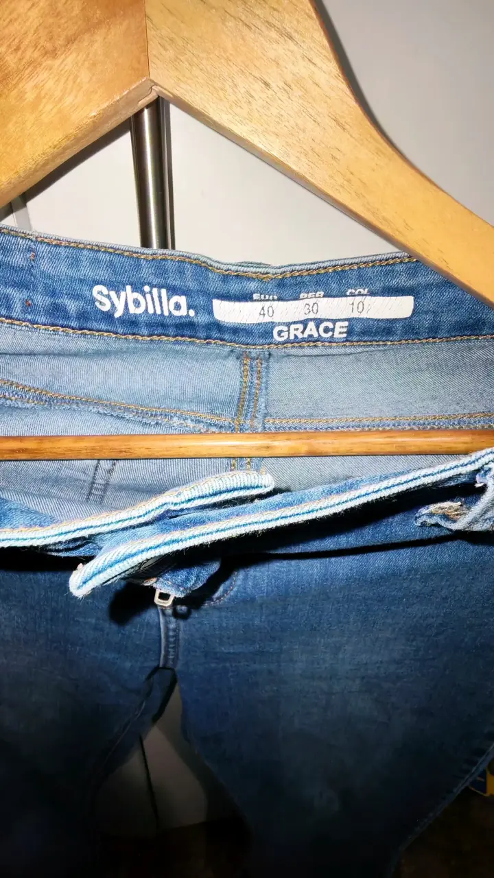 Jeans acampanados azul clásico - 2