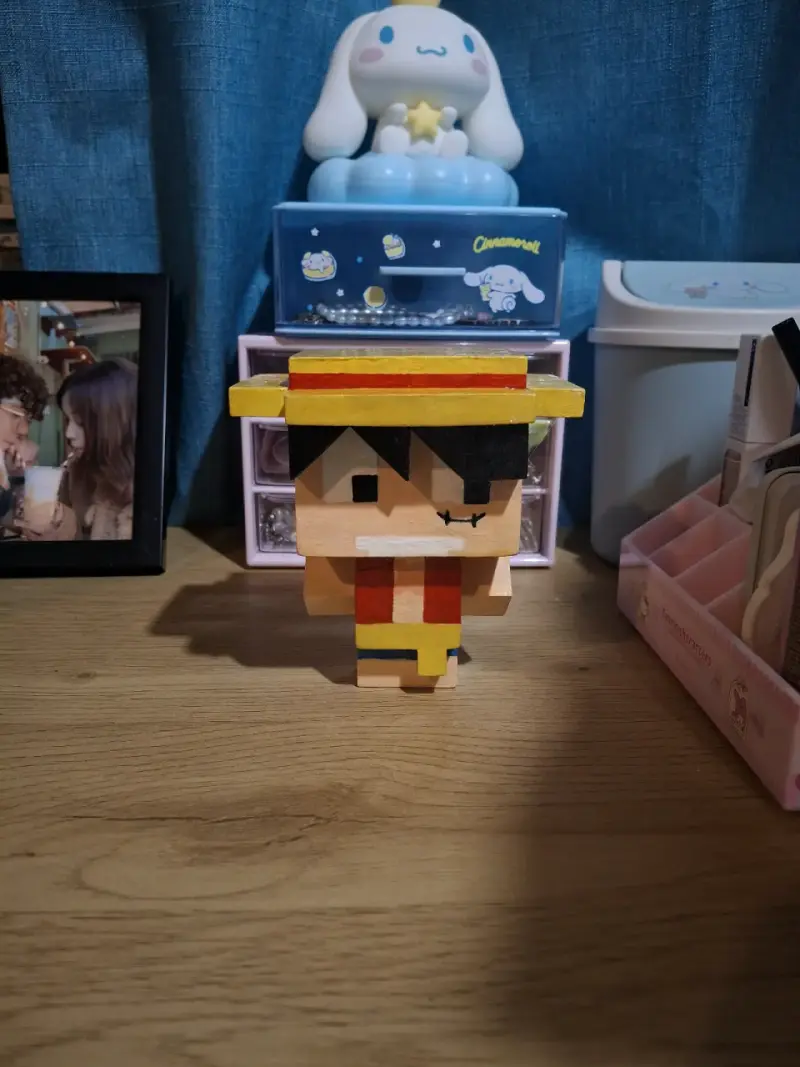 Figura decorativa Luffy madera - 3