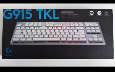 Teclado Gamer Logitech G915 Tkl White - miniatura 2