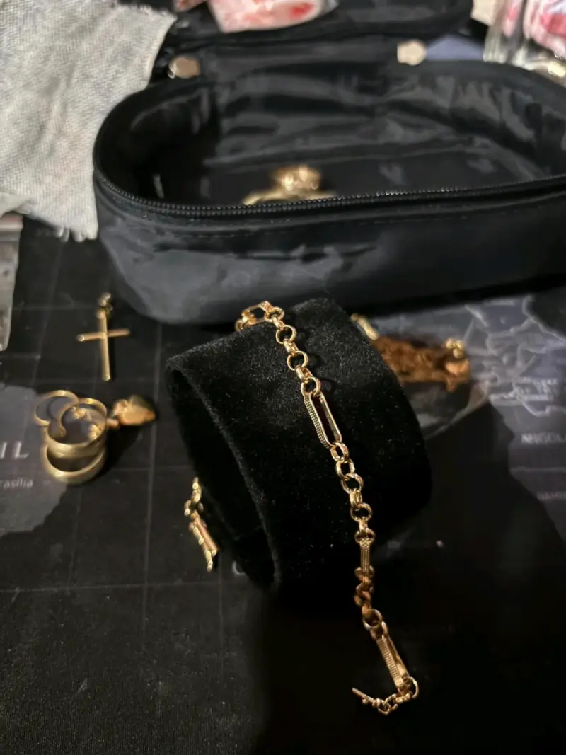 Vendo pulsera rolo facetado de oro 18k - 2