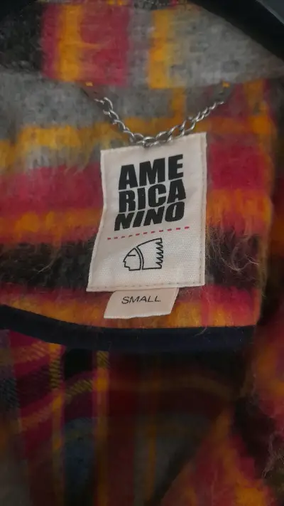 Abrigo de lana a cuadros - miniatura 3