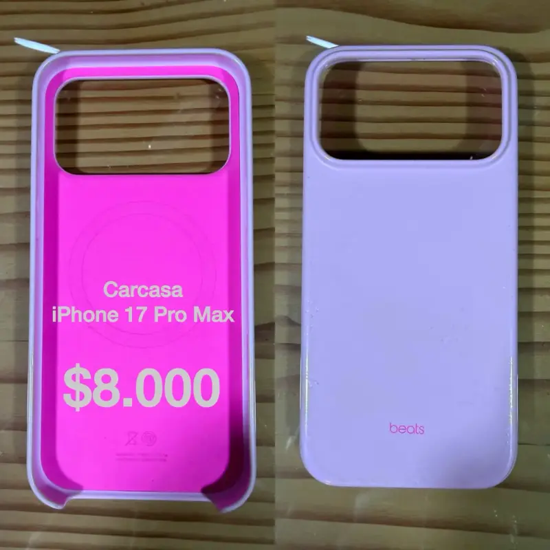 Carcasa iPhone 17 Pro Max rosada