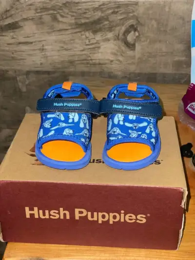Sandalias Hush Puppies azul infantiles - miniatura 1