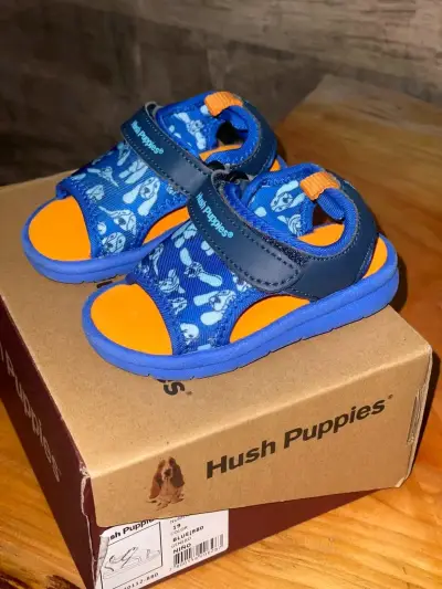 Sandalias Hush Puppies azul infantiles - miniatura 2