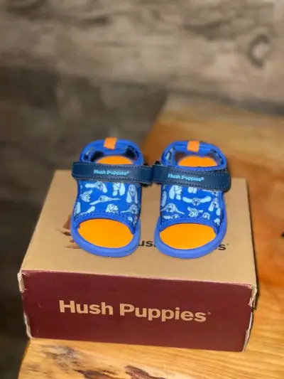 Sandalias Hush Puppies azul infantiles - miniatura 3