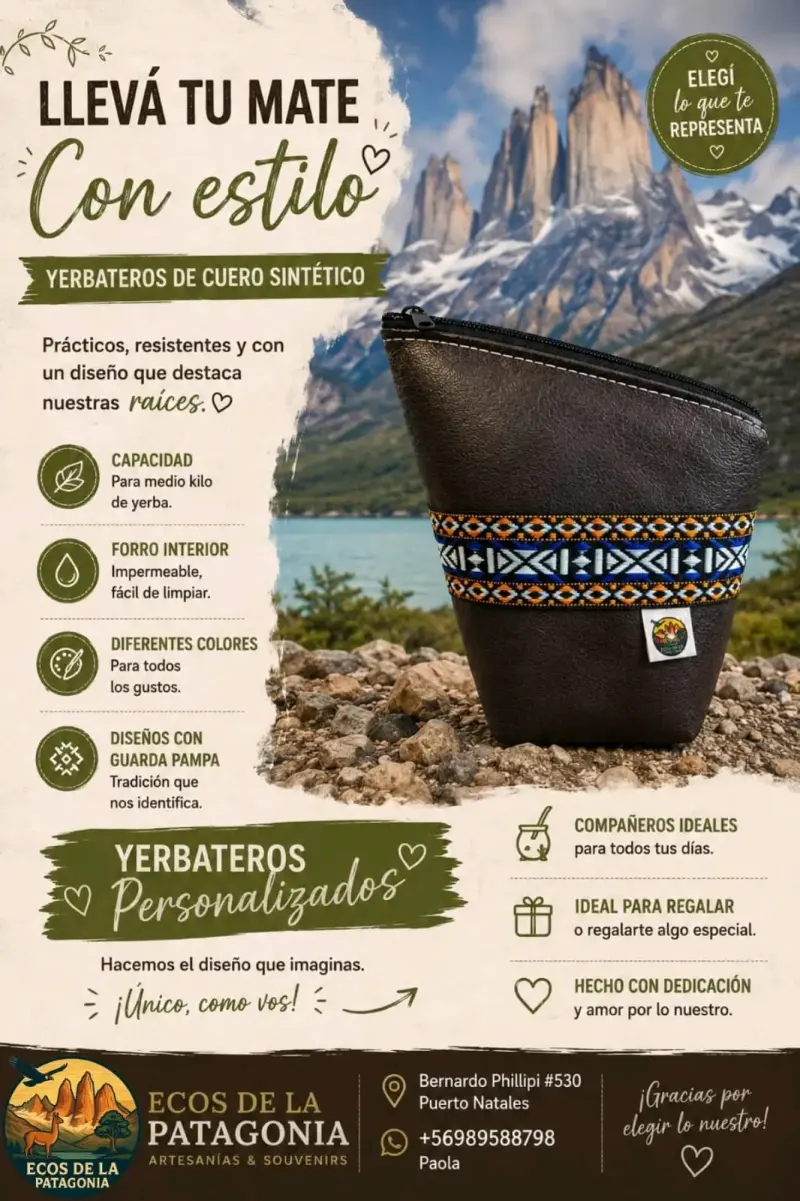 Yerba Mate Bag de Cuero Sintético - 1