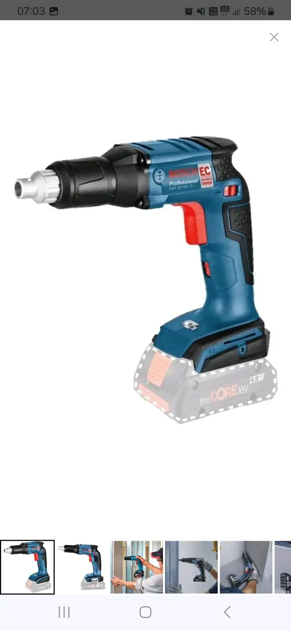 Atornillador Bosch sin cable - 2
