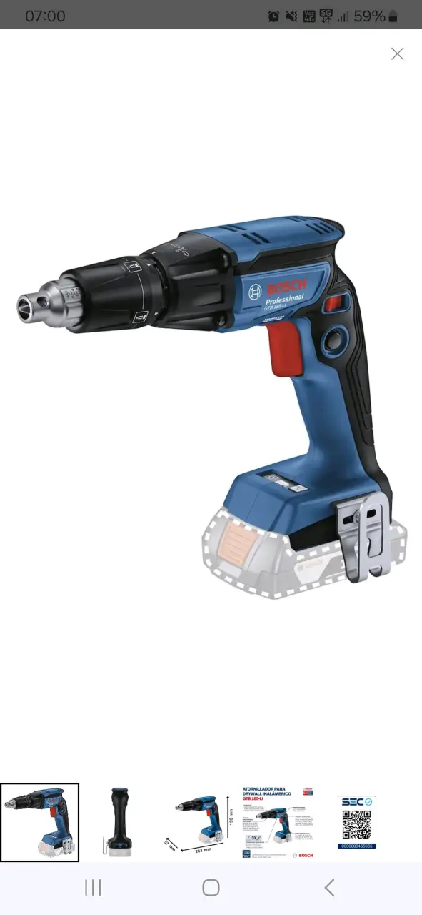 Atornillador Bosch sin cable - 3