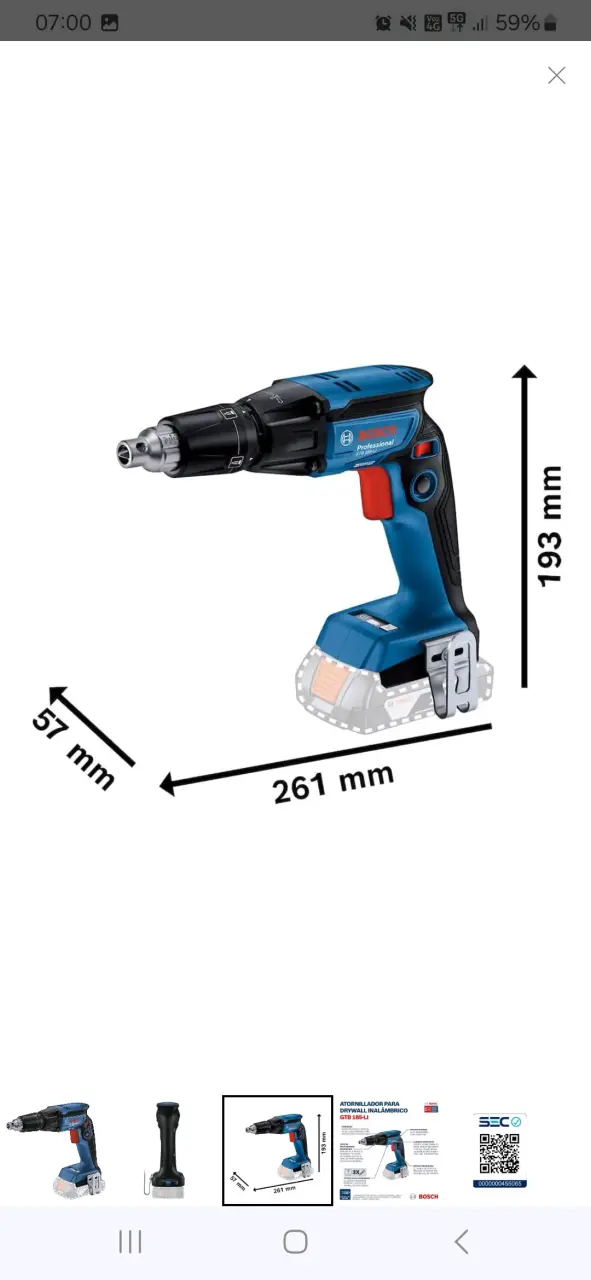 Atornillador Bosch sin cable - 4