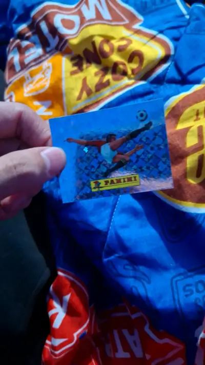 Tarjeta coleccionable Panini fútbol - miniatura 1