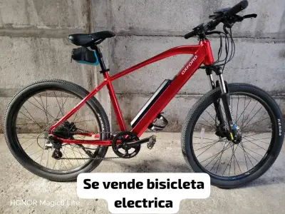 Bicicleta eléctrica roja Oxford - miniatura 1