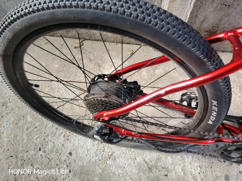 Bicicleta eléctrica roja Oxford - 3