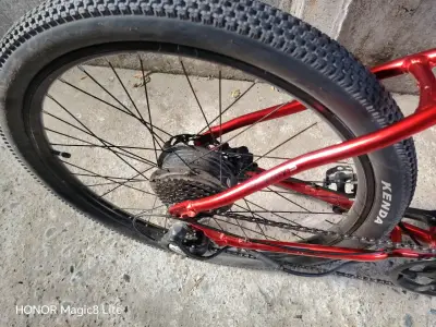 Bicicleta eléctrica roja Oxford - miniatura 3