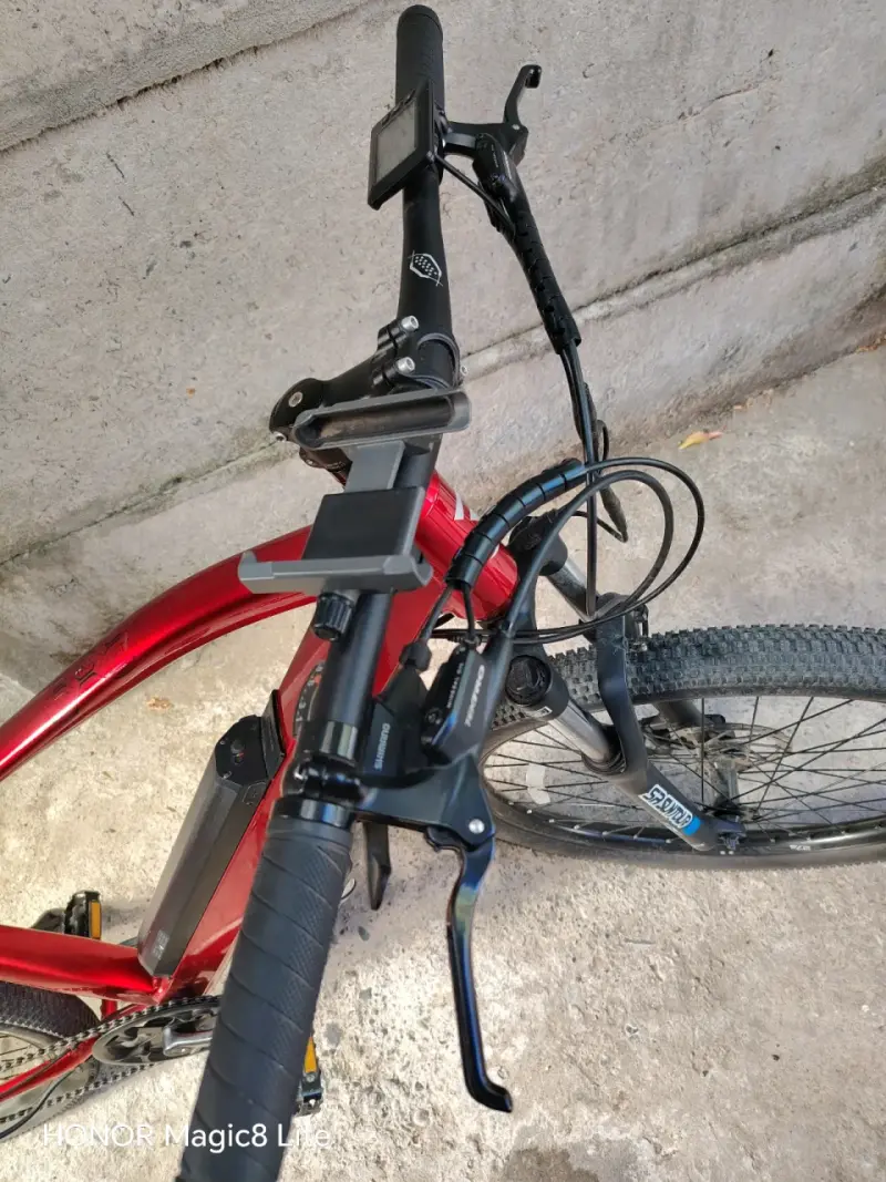 Bicicleta eléctrica roja Oxford - 4