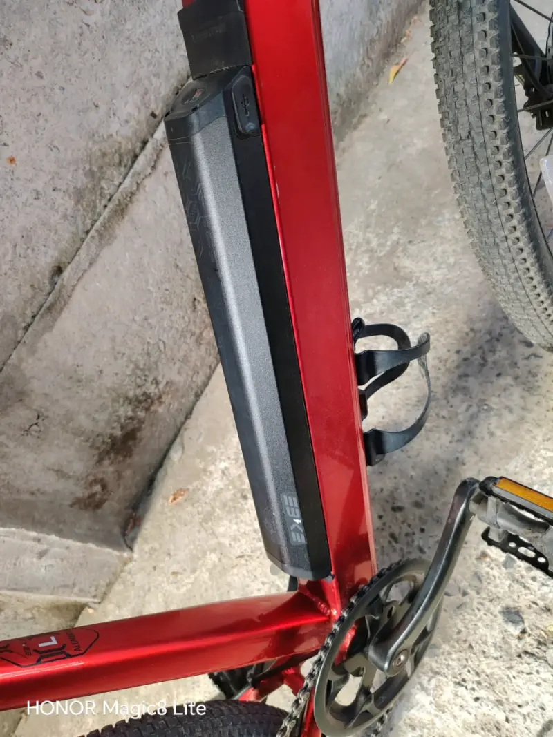 Bicicleta eléctrica roja Oxford - 5