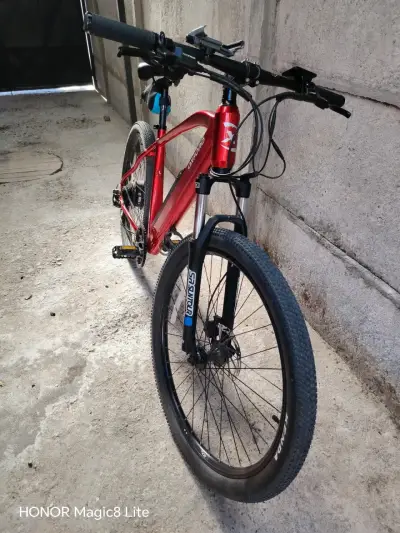 Bicicleta eléctrica roja Oxford - miniatura 6
