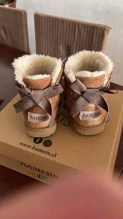 Botas infantiles Bamer doradas - miniatura 1