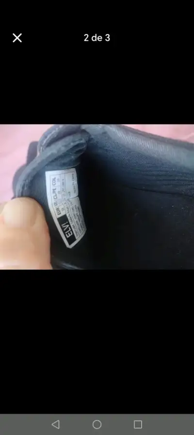 Zapatos negros Elv número 38 - miniatura 1